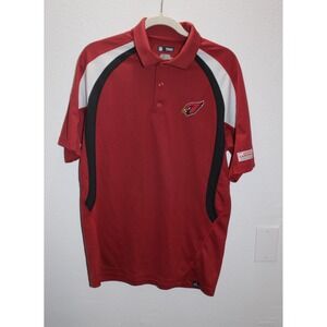 Arizona Cardinals NFL Team Apparel Men's Red Polo Shirt Size M